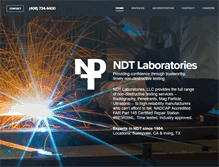 Tablet Screenshot of ndtlabs.com